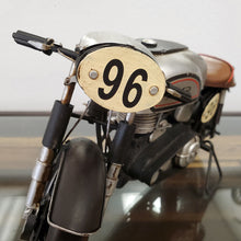 Load image into Gallery viewer, 1952 NORTON MANX 1:8 METAL HANDMADE SCALED MODEL | scale model| Miniatures |Vintage arts and crafts for decoration