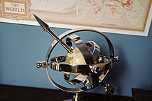 Load image into Gallery viewer, ALUM ARMILLARY |Replica of Armillary | Vintage arts and crafts for decoration