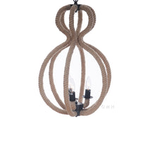 Load image into Gallery viewer, Rope Pendant Lamp - 3 Bulbs | Stylish and Functional Home Decor