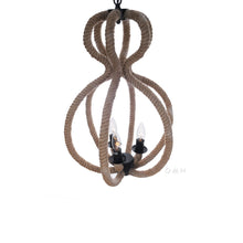 Load image into Gallery viewer, Rope Pendant Lamp - 3 Bulbs | Stylish and Functional Home Decor
