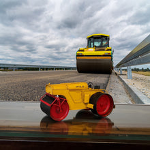 Load image into Gallery viewer, METAL HANDMADE STEAM ROLLER MODEL | scale model| Miniatures |Vintage arts and crafts for decoration