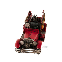 Load image into Gallery viewer, HANDMADE 1910S FIRE ENGINE TRUCK MODEL | scale model| Miniatures |Vintage arts and crafts for decoration