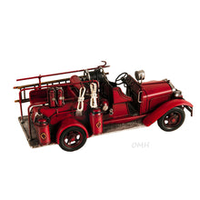 Load image into Gallery viewer, HANDMADE 1910S FIRE ENGINE TRUCK MODEL | scale model| Miniatures |Vintage arts and crafts for decoration