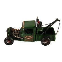 Load image into Gallery viewer, HANDMADE VINTAGE TOW TRUCK MODEL | scale model| Miniatures |Vintage arts and crafts for decoration