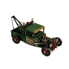 Load image into Gallery viewer, HANDMADE VINTAGE TOW TRUCK MODEL | scale model| Miniatures |Vintage arts and crafts for decoration