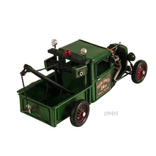 Load image into Gallery viewer, HANDMADE VINTAGE TOW TRUCK MODEL | scale model| Miniatures |Vintage arts and crafts for decoration