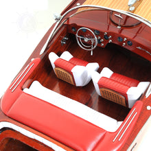 Load image into Gallery viewer, RIVA AQUARAMA MODEL BOAT RC READY | Museum-quality | Fully Assembled Wooden Model boats