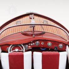 Load image into Gallery viewer, RIVA AQUARAMA MODEL BOAT RC READY | Museum-quality | Fully Assembled Wooden Model boats