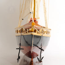 Load image into Gallery viewer, BLUENOSE II PAINTED L Model Yacht | Museum-quality | Partially Assembled Wooden Ship Model