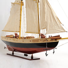 Load image into Gallery viewer, BLUENOSE II PAINTED L Model Yacht | Museum-quality | Partially Assembled Wooden Ship Model