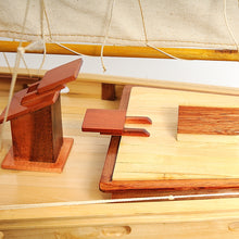 Load image into Gallery viewer, BLUENOSE II PAINTED L Model Yacht | Museum-quality | Partially Assembled Wooden Ship Model
