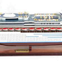 Load image into Gallery viewer, MAJESTY OF THE SEAS CRUISE SHIP MODEL | Museum-quality Cruiser| Fully Assembled Wooden Model Ship