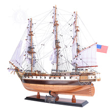 Load image into Gallery viewer, USS CONSTELLATION MODEL SHIP | Museum-quality | Fully Assembled Wooden Ship Models