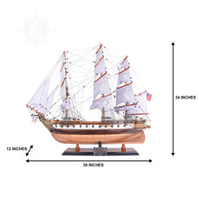 Load image into Gallery viewer, USS CONSTELLATION MODEL SHIP | Museum-quality | Fully Assembled Wooden Ship Models