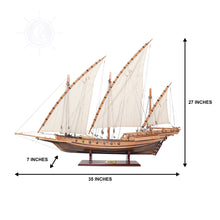 Load image into Gallery viewer, XEBEC MODEL BOAT | Museum-quality | Fully Assembled Wooden Model boats