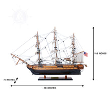 Load image into Gallery viewer, USS CONSTITUTION MODEL SHIP SMALL | Museum-quality | Fully Assembled Wooden Ship Models