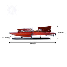 Load image into Gallery viewer, FERRARI HYDROPLANE MODEL BOAT | Museum-quality | Fully Assembled Wooden Model boats