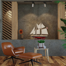 Load image into Gallery viewer, BLUENOSE II PAINTED MEDIUM Model Yacht | Museum-quality | Partially Assembled Wooden Ship Model