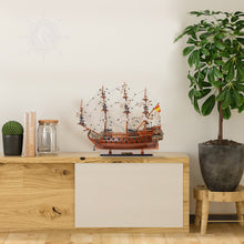 Load image into Gallery viewer, SAN FELIPE MODEL SHIP SMALL| Museum-quality | Fully Assembled Wooden Ship Models