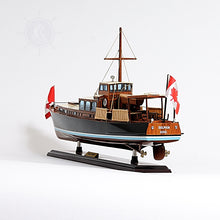 Load image into Gallery viewer, DOLPHIN MODEL BOAT PAINTED | Museum-quality | Fully Assembled Wooden Model boats