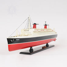 Load image into Gallery viewer, SS FRANCE CRUISE SHIP MODEL PAINTED| Museum-quality Cruiser| Fully Assembled Wooden Model Ship