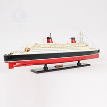 Load image into Gallery viewer, SS FRANCE CRUISE SHIP MODEL PAINTED| Museum-quality Cruiser| Fully Assembled Wooden Model Ship