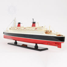 Load image into Gallery viewer, SS FRANCE CRUISE SHIP MODEL PAINTED| Museum-quality Cruiser| Fully Assembled Wooden Model Ship