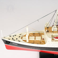 Load image into Gallery viewer, SS FRANCE CRUISE SHIP MODEL PAINTED| Museum-quality Cruiser| Fully Assembled Wooden Model Ship