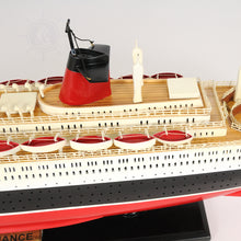 Load image into Gallery viewer, SS FRANCE CRUISE SHIP MODEL PAINTED| Museum-quality Cruiser| Fully Assembled Wooden Model Ship