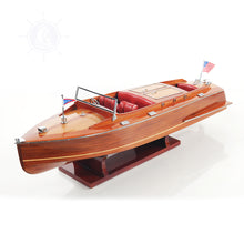 Load image into Gallery viewer, CHRIS CRAFT RUNABOUT MODEL BOAT MEDIUM | Museum-quality | Fully Assembled Wooden Model boats