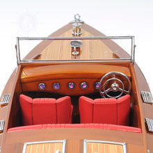 Load image into Gallery viewer, CHRIS CRAFT RUNABOUT MODEL BOAT MEDIUM | Museum-quality | Fully Assembled Wooden Model boats