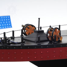 Load image into Gallery viewer, USS MONITOR MODEL BOAT | Museum-quality | Fully Assembled Wooden Model boats