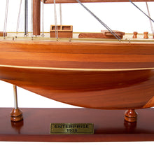 Load image into Gallery viewer, ENTERPRISES SM Model Yacht | Museum-quality | Partially Assembled Wooden Ship Model