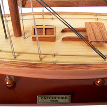 Load image into Gallery viewer, ENTERPRISES SM Model Yacht | Museum-quality | Partially Assembled Wooden Ship Model