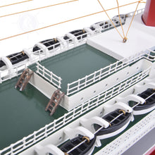 Load image into Gallery viewer, SS UNITED STATES CRUISE SHIP MODEL | Museum-quality Cruiser| Fully Assembled Wooden Model Ship