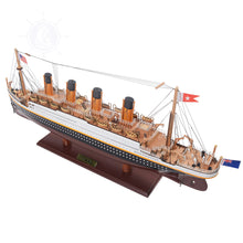Load image into Gallery viewer, TITANIC CRUISE SHIP MODEL PAINTED SMALL| Museum-quality Cruiser| Fully Assembled Wooden Model Ship