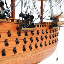 Load image into Gallery viewer, HMS VICTORY MODEL SHIP SMALL WITH DISPLAY CASE | Museum-quality | Fully Assembled Wooden Ship Models