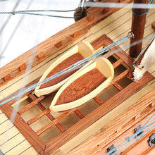 Load image into Gallery viewer, HMS VICTORY MODEL SHIP SMALL WITH DISPLAY CASE | Museum-quality | Fully Assembled Wooden Ship Models