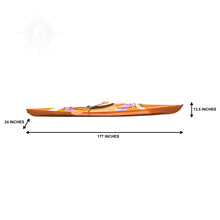 Load image into Gallery viewer, MIRAMICHI KAYAK WITH RIBBON 15' | Wooden Kayak