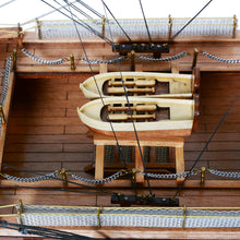 Load image into Gallery viewer, HMS VICTORY MODEL SHIP PAINTED | Museum-quality | Fully Assembled Wooden Ship Models
