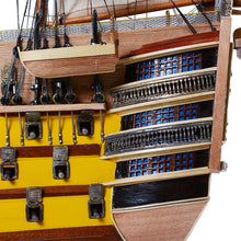 Load image into Gallery viewer, HMS VICTORY MODEL SHIP PAINTED | Museum-quality | Fully Assembled Wooden Ship Models