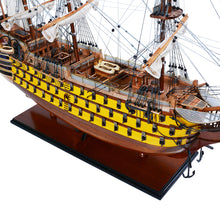 Load image into Gallery viewer, HMS VICTORY MODEL SHIP PAINTED | Museum-quality | Fully Assembled Wooden Ship Models