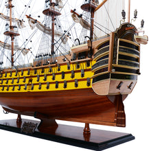 Load image into Gallery viewer, HMS VICTORY MODEL SHIP PAINTED | Museum-quality | Fully Assembled Wooden Ship Models