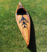 Load image into Gallery viewer, MIRAMICHI KAYAK WITH ARROWS 17' | Wooden Kayak