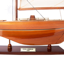 Load image into Gallery viewer, COLUMBIA SM Model Yacht | Museum-quality | Partially Assembled Wooden Ship Model