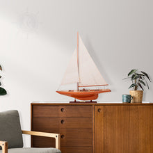 Load image into Gallery viewer, COLUMBIA SM Model Yacht | Museum-quality | Partially Assembled Wooden Ship Model