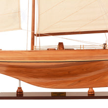 Load image into Gallery viewer, COLUMBIA YACHT L Model Yacht | Museum-quality | Partially Assembled Wooden Ship Model