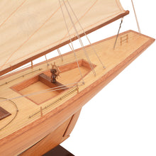 Load image into Gallery viewer, COLUMBIA YACHT L Model Yacht | Museum-quality | Partially Assembled Wooden Ship Model