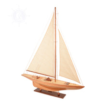 Load image into Gallery viewer, COLUMBIA YACHT L Model Yacht | Museum-quality | Partially Assembled Wooden Ship Model