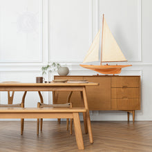 Load image into Gallery viewer, COLUMBIA YACHT L Model Yacht | Museum-quality | Partially Assembled Wooden Ship Model